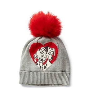 NWT *Baby GAP* Disney Dalmations Pom Beanie M/L
